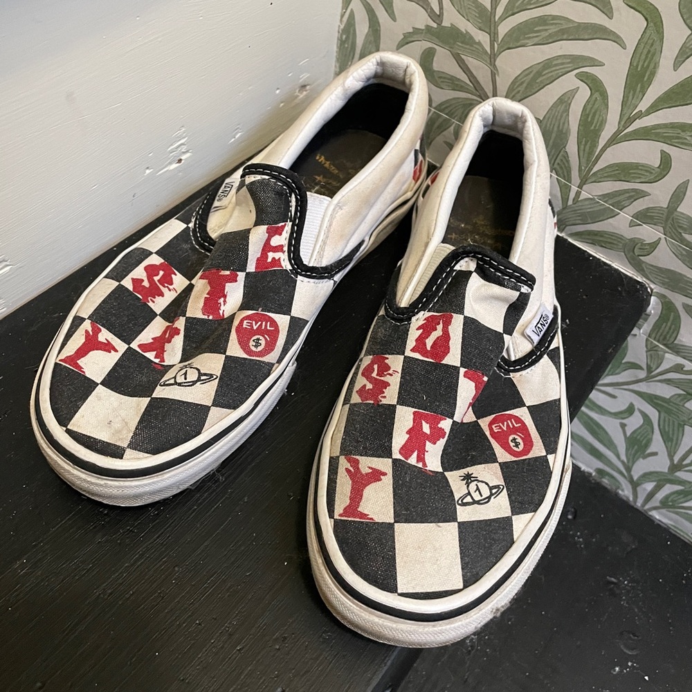 September 2019, Vivienne Westwood x Vans 'Anglomania' collection checkered vans